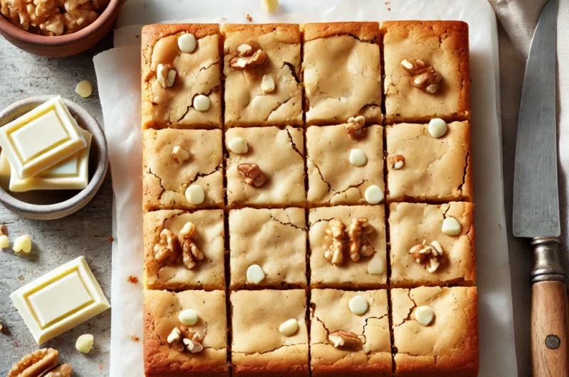 Recipe for Chewy Blondies: