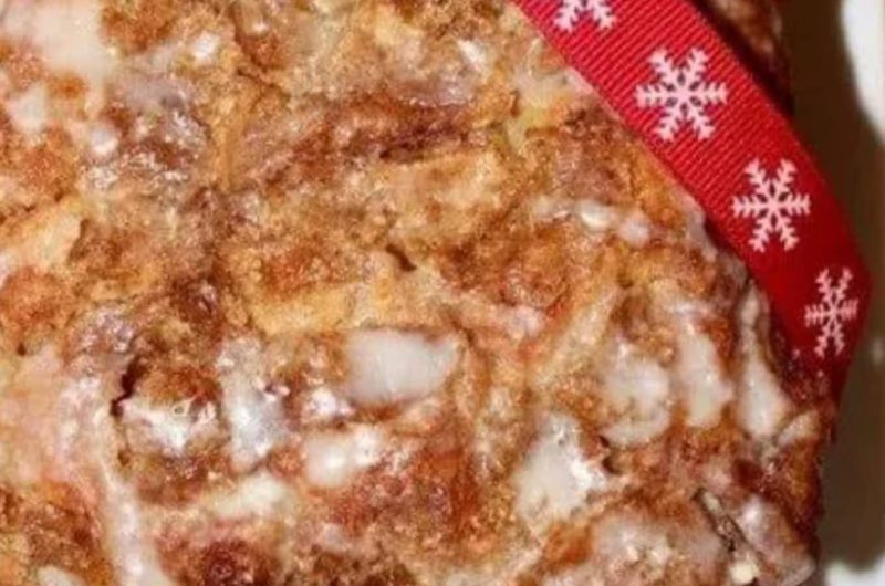 amish apple fritter bread recipe sweet cinnamon apple quick bread with glaze