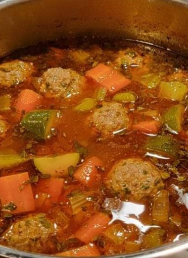 authentic albondigas soup recipe mexican meatball soup delight