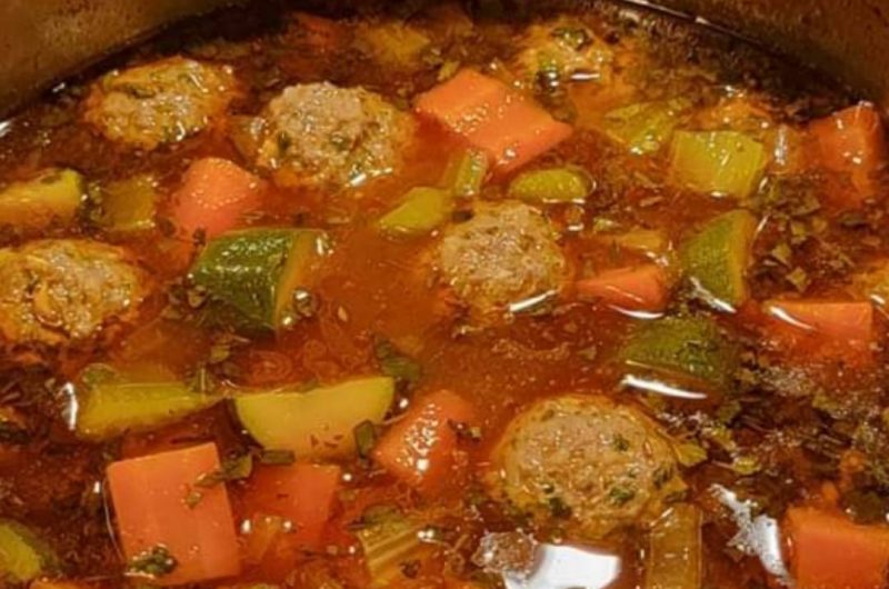 authentic albondigas soup recipe mexican meatball soup delight
