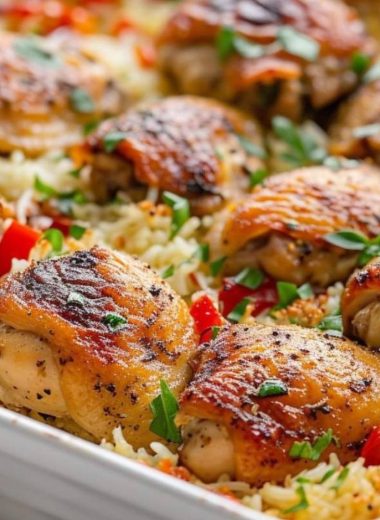 authentic italian chicken rice casserole a hearty one pan family favorite