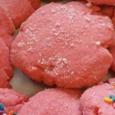 authentic mexican polvorones recipe big pink cookies that melt in your mouth