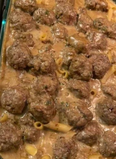 authentic swedish meatballs with creamy gravy and noodles a comfort food classic