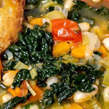 authentic tuscan white bean and kale soup ribollita recipe hearty healthy and easy to make