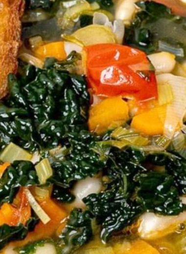 authentic tuscan white bean and kale soup ribollita recipe hearty healthy and easy to make