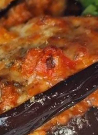 baked eggplant with savory meat filling a hearty and flavorful dish
