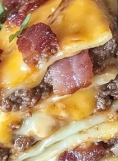 bbq bacon cheeseburger lasagna the ultimate comfort food fusion recipe