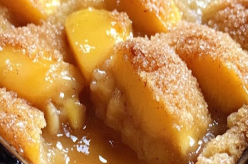 best peach dump cake recipe easy sweet and irresistible dessert