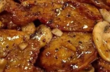 black pepper chicken with mushrooms a quick and flavorful stir fry recipe