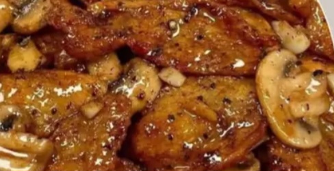 black pepper chicken with mushrooms a quick and flavorful stir fry recipe