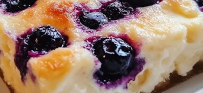 blueberry cottage cheese breakfast bake a high protein naturally sweet morning delight