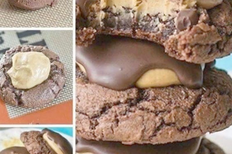 buckeye brownie cookies decadent peanut butter chocolate treats