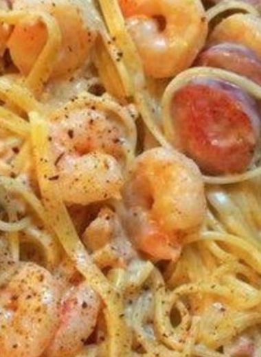 cajun shrimp and sausage pasta a spicy creamy delight