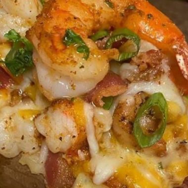 cajun shrimp loaded baked potato recipe creamy spicy and irresistible