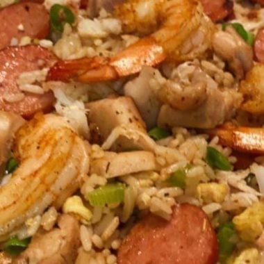 cajun style gumbo fried rice with sherry cream sauce a flavorful fusion recipe
