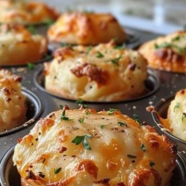 cheesy mashed potato muffins crispy fluffy and irresistibly delicious