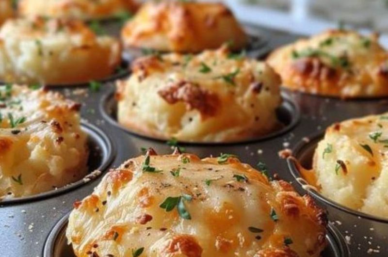 cheesy mashed potato muffins crispy fluffy and irresistibly delicious