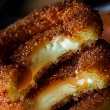 churro cheesecake bites a sweet crispy and creamy delight