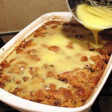 classic bread pudding with rich caramel sauce a comforting dessert recipe
