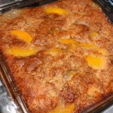 classic oven baked peach cobbler recipe easy delicious and nostalgic dessert