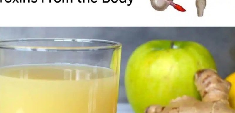 colon cleanse detox juice apple ginger and lemon recipe for digestive health