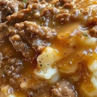 comforting beef and gravy with creamy mashed potatoes a hearty family favorite