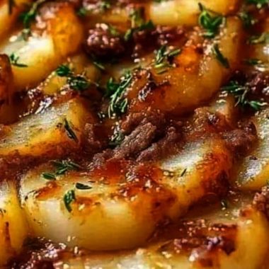 cottage pie classique avec pommes de terre tranchees recette confortable et gourmande