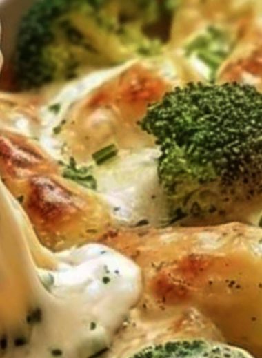creamy broccoli and chicken pasta bake easy cheesy and comforting dinner recipe
