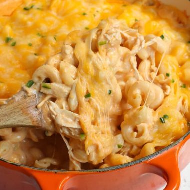 creamy cheesy buffalo chicken pasta ultimate comfort food recipe