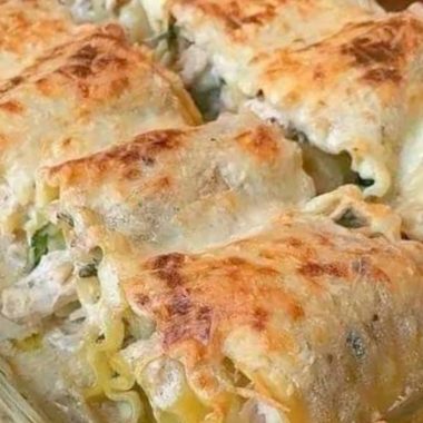 creamy chicken alfredo lasagna rolls a family favorite recipe