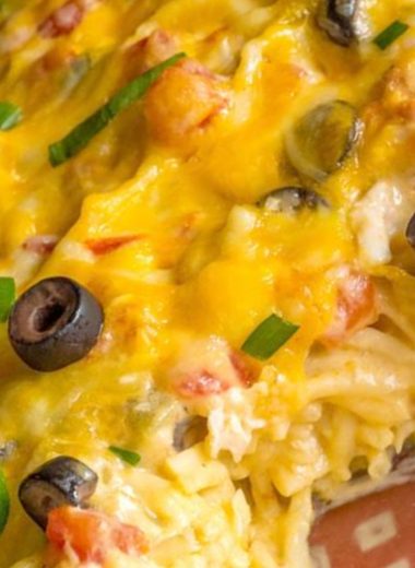 creamy chicken enchilada pasta bake a cheesy flavorful comfort food recipe