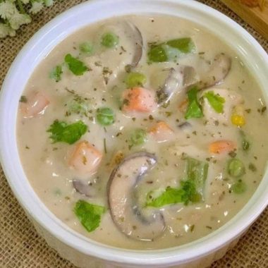 creamy chicken mushroom soup recipe comforting hearty and easy to make