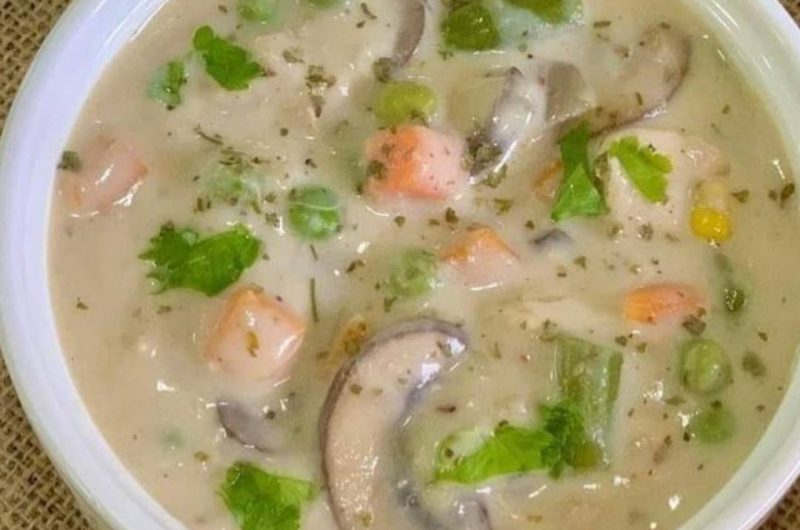 creamy chicken mushroom soup recipe comforting hearty and easy to make
