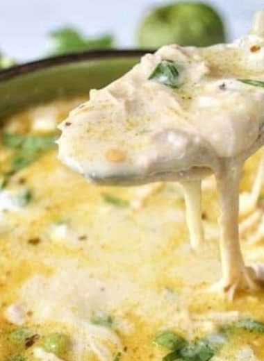 creamy crock pot green enchilada chicken soup recipe easy cheesy and comforting