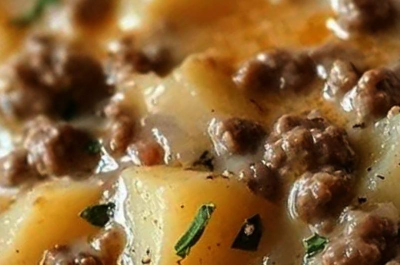 creamy crockpot hamburger and potato soup a heartwarming comfort food recipe
