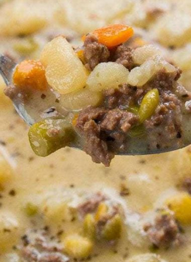 creamy crockpot potato and hamburger soup easy hearty and comforting recipe