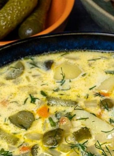 creamy dill pickle soup zupa ogorkowa a tangy polish delight