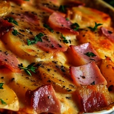 creamy ham and potato au gratin recipe a heartwarming family favorite