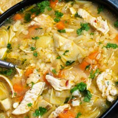 creamy lemon artichoke chicken soup recipe a hearty and healthy comfort food