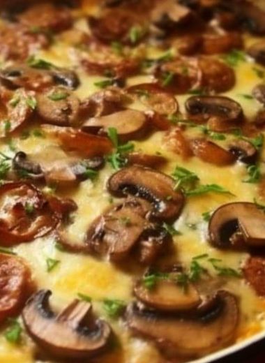 creamy mushroom beef casserole a hearty and comforting dish