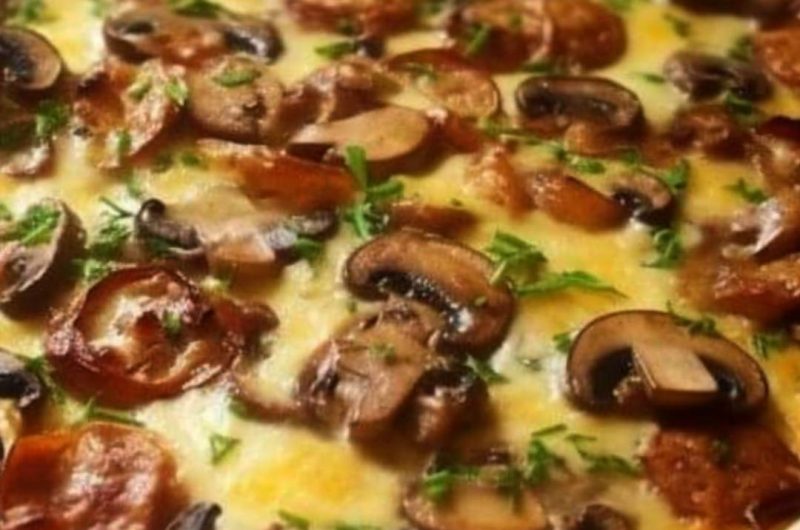 creamy mushroom beef casserole a hearty and comforting dish