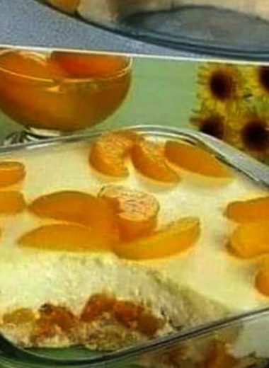 creamy peach ice cream dessert recipe easy no churn and perfect for summer