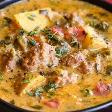 creamy potato soup with italian sausage a hearty and comforting recipe