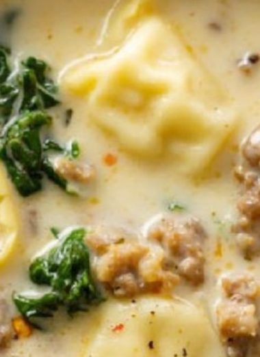 creamy sausage tortellini soup recipe easy hearty and delicious