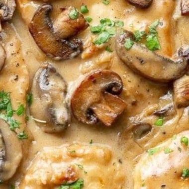 creamy skillet chicken and mushrooms a quick and easy one pan wonder