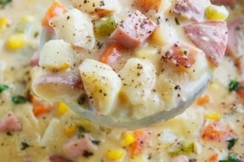 creamy smoked ham potato and corn chowder recipe a hearty comfort food
