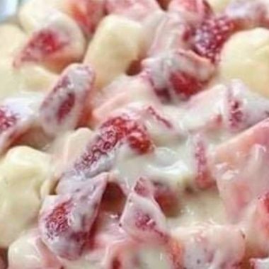 creamy strawberry banana salad a refreshing fruit delight