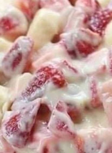 creamy strawberry banana salad a refreshing fruit delight