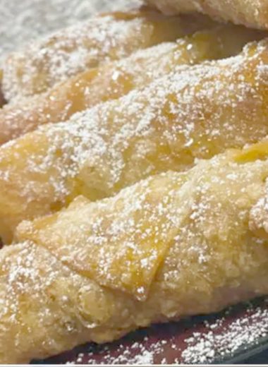 crispy apple pie egg rolls with caramel dipping sauce a sweet twist on a classic favorite