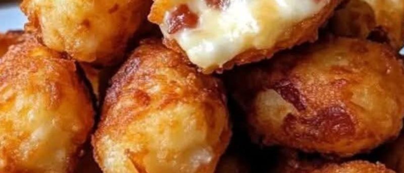 crispy bacon and cheese stuffed tater tots recipe a savory snack sensation